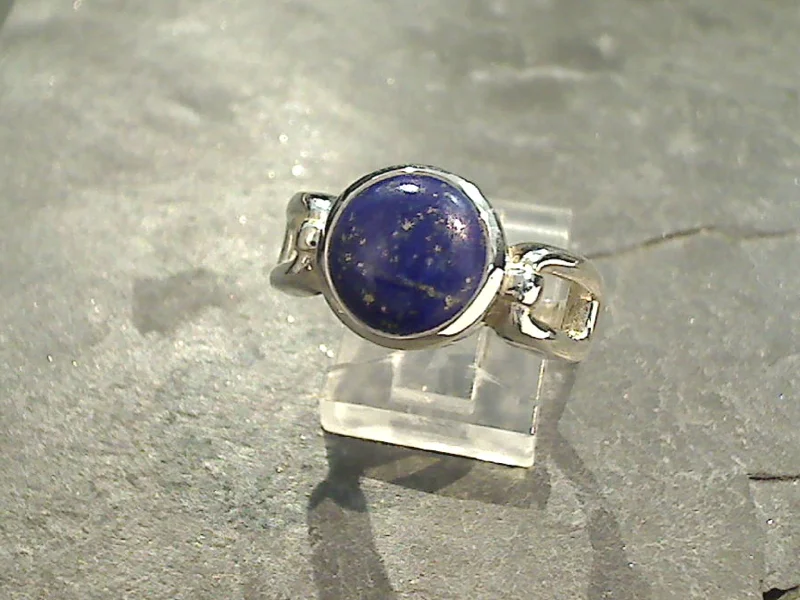 Size 7.75 Lapis Lazuli, Sterling Silver Ring