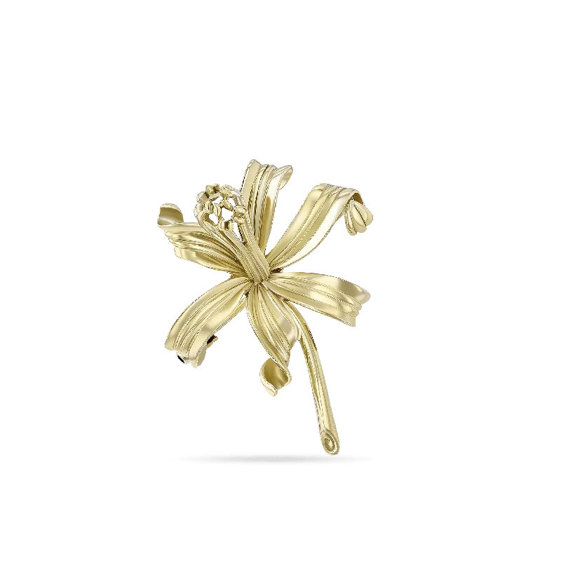 Nerine Lily Brooch