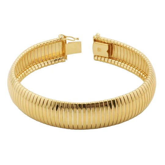 Flexible Gold Finish Bracelet