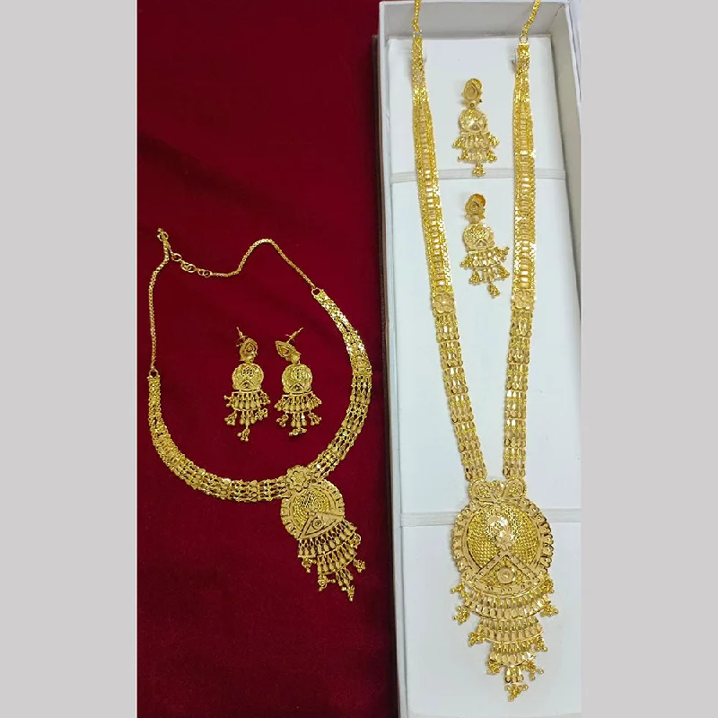 Pari Art Jewellery Forming Double Necklace Set