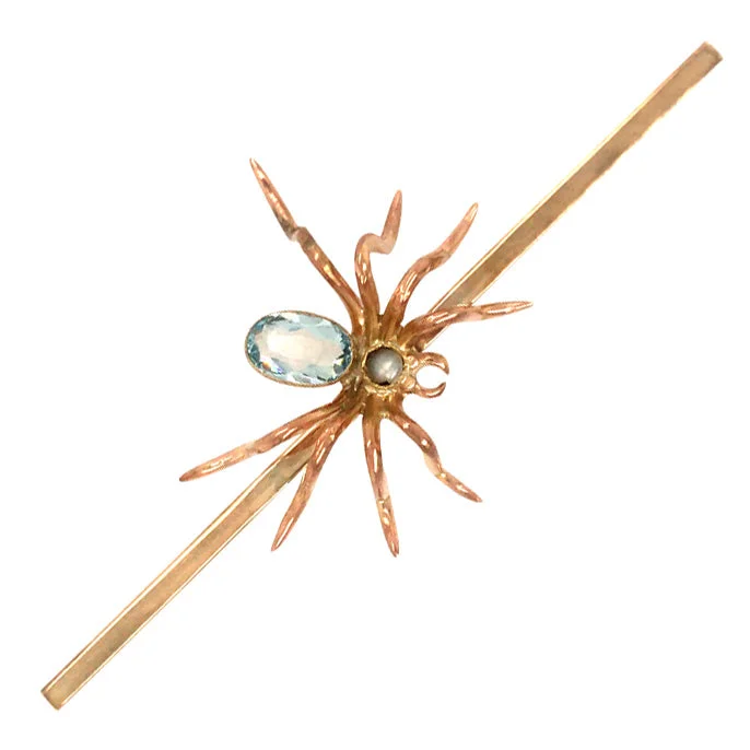 Victorian Spider Bar Brooch