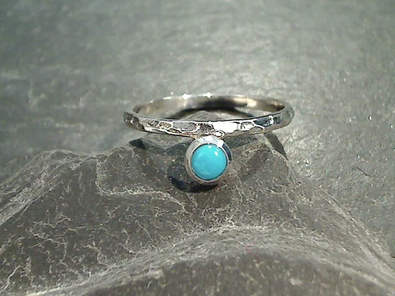 Size 6 Turquoise, Sterling Silver Ring