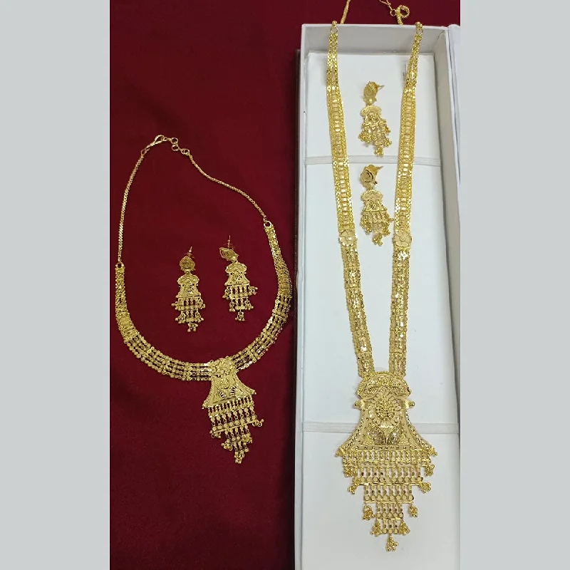 Pari Art Jewellery Forming Double Necklace Set