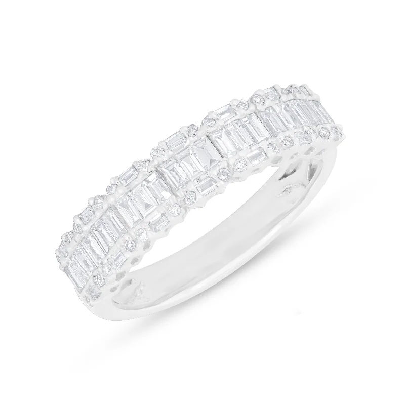 14KT White Gold Baguette Diamond Ysabel Ring