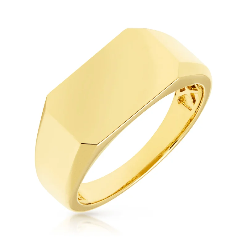 14KT Yellow Gold Hendrix Ring