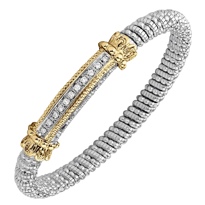 Sterling Silver & 14K Yellow Gold Bracelet