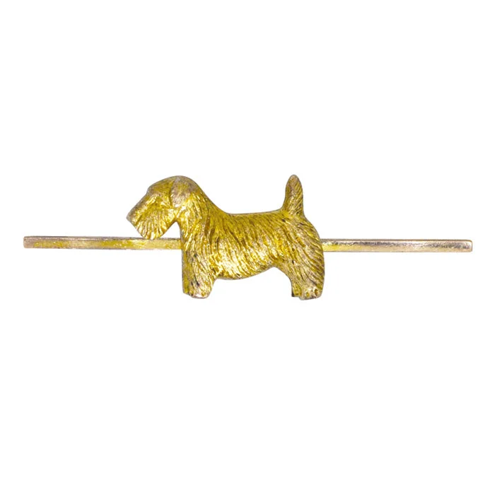 Dog Bar Brooch