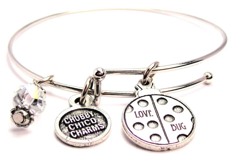 Love Bug Bangle Bracelet