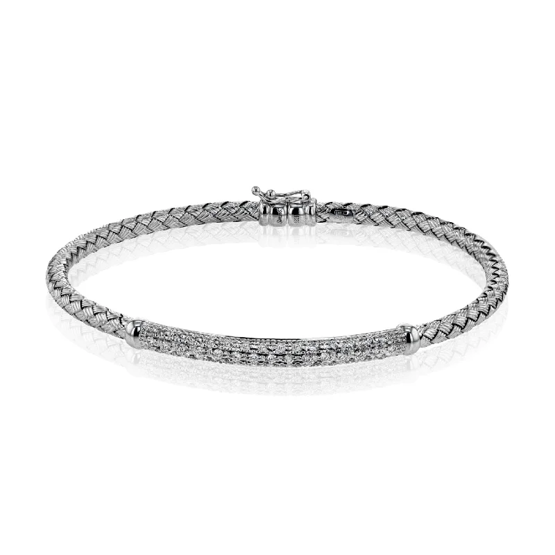 Simon G - 18K WG Diamond Bangle