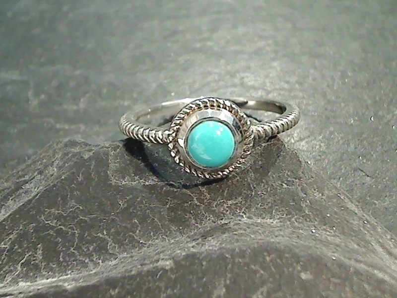 Size 10 Turquoise, Sterling Silver Ring