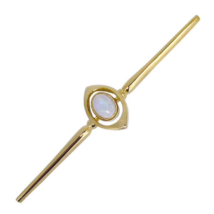 Opal Bar Brooch