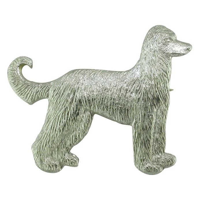 Afghan Dog Brooch