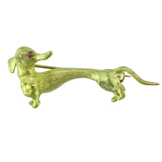 Dog Brooch