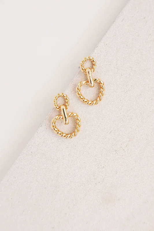 Cuore D'oro Post Earrings