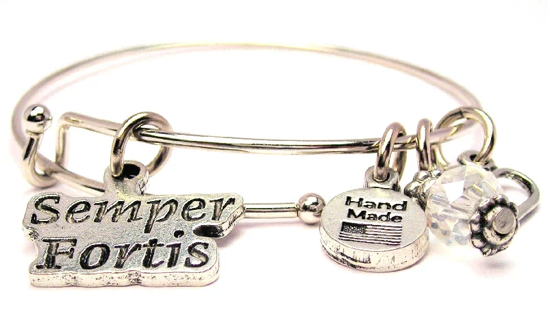 Semper Fortis Bangle Bracelet